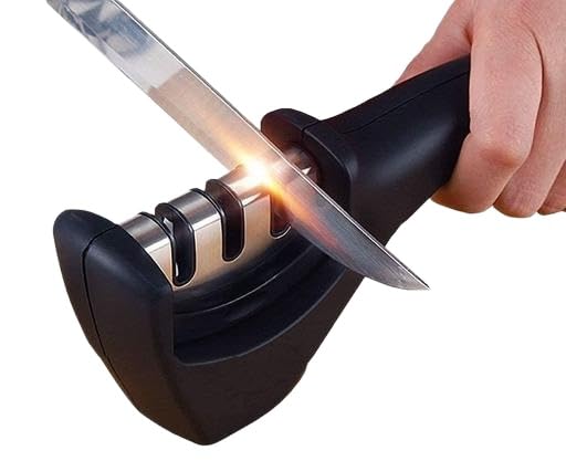 Tool for Home & Kitchen or Hotel Kitchen Knife Sharpener Tool | Electric Knife Sharpener, Motorized Knife Blade Sharpener, Home Kitchen Knives Sharpening Tool