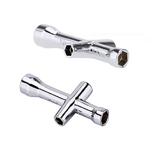 ShareGoo 2 Pack 4mm 5mm 5.5mm 7mm Cross Wrenches Maintenance Tool ,Small Sleeve Hex Socket Wheel...