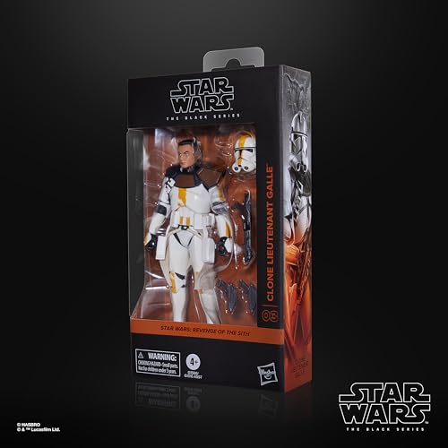 Star Wars The Black Series Lieutenant Galle, Figurine de Collection de 15 cm, La Revanche des Sith