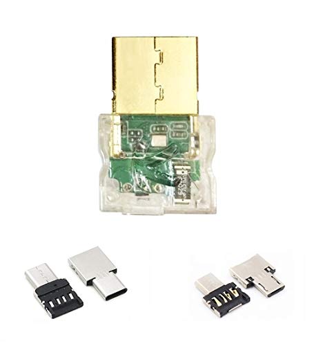 KOKKIA USB_Splitter_Pro_Clear : Digital Bluetooth USB Splitter Transmitter, switchable aptX/Low-Latency aptX/FastStream/SBC codecs for, Compatible with Windows/Apple Laptops/PCs/Desktops, etc.