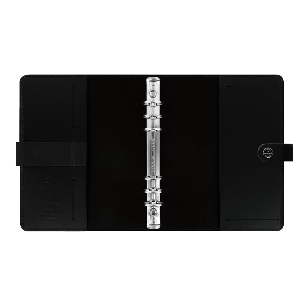 Filofax The Original A5 Patent Black Organizer-Montgomery Pens Fountain Pen Store - View #4