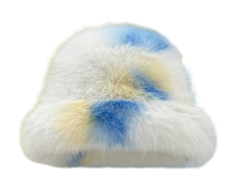 Chapeau seau d'hiver en fausse fourrure évite le froid et les cheveux électriques avec douceur