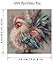 Chicken Counted Cross Stitch Kits for Adults, Colorful Rooster Stamped Cross Stitch Kits for Beginners, Needlepoint Cross-Stitch Patterns Embroidery Kits Arts and Crafts for Home Decor 14×14Inch