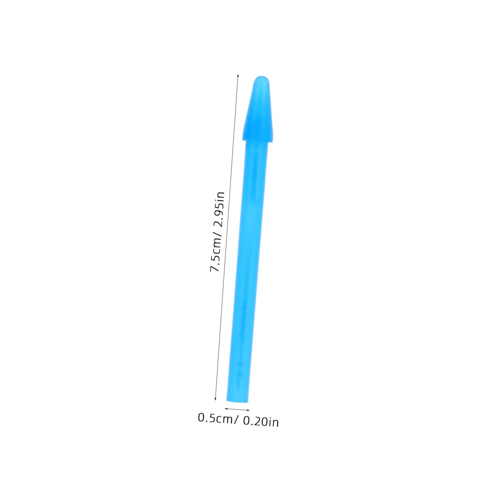 Garneck Tubo Plana de Muestras Tapa para Almacenamiento Varillas Microcentrífuga Plástico 1.5 Ml 100 Piezas Laboratorio