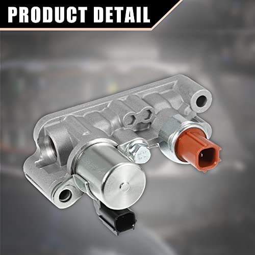 X Autohaux A23030300UX0022 1 Set Car Engine Variable Timing Solenoid Front Spool Valve Solenoid Assembly With Oil Pressure Switch Gasket For Honda Pilot thumb #3