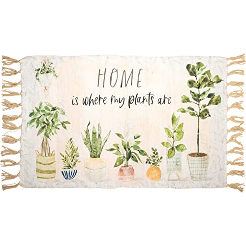 Primitives-by-Kathy-Home-is-Where-My-Plants-are-Rug Primitives by Kathy Home is Where My Plants are Rug