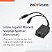 PoE Texas Power Over Ethernet Inline Converter Injector for 12 Volt and Solar to POE Conversions - Convert 12-30v to PoE with Gigabit Data - Instantly Step Up Voltage to IEEE 802.3af Compatible PoE