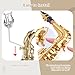 Alto Saxophone Music Clip With Cleaning Cloth, Vertical Holder For Tenor & Alto Sax, Lyre Clip For Beginners & Pros