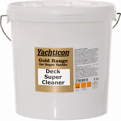 Nettoyant pour teck et pont Yachticon or Range 8 kg pour préparer votre bateau avant l'été