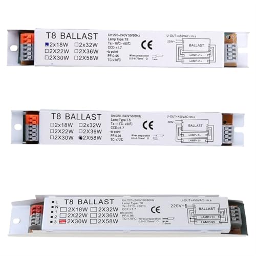 Ballast électronique T8 58W pour remplacer un transformateur de tube néon clignotant - 2