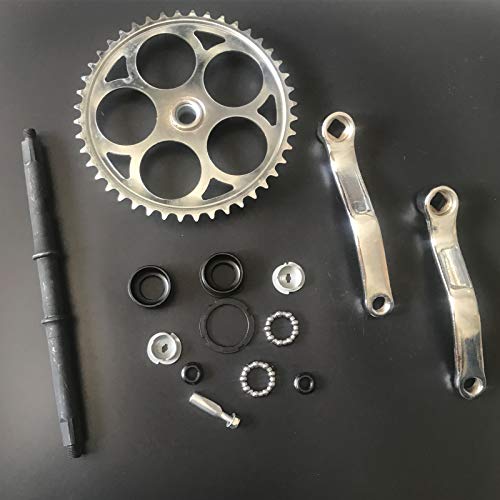 Donsp1986 36T Wide Crank Assembly Kit 3Pcs - Gas Motorized Bicycle #TOP5