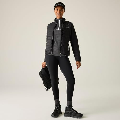 Regatta Damen Regatta Women's Hillpack II Insulated Jacket Regatta Damen Hillpack II Leichter wattierter Mantel mit durchgehendem Reißverschluss, Black,