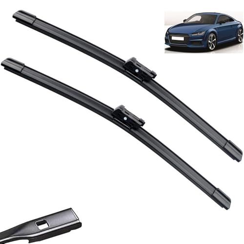 Balais d'essuie-glace avant LHD compatible avec Audi TT MK3 2014-2023 pare-brise pare-brise fenêtre voiture pluie brosses essuie-glaces 24