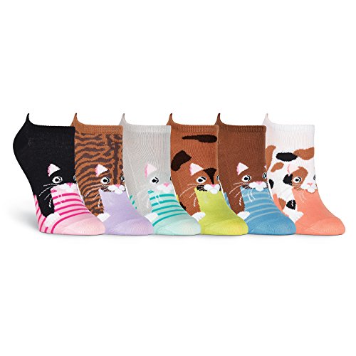 Image of K. Bell women's Fun Food & Drink Low Cut Socks - 6 Pairs - Cool & Cute Novelty Gifts