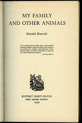 My Family and Other Animals 0246636904 Book Cover