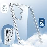 JETech Case for Samsung Galaxy A57, Anti-Yellowing, Clear - Image 5