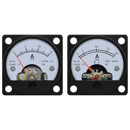 Ampèremètre circulaire 10A CC CA pour cadran de tableau électrique SO-45