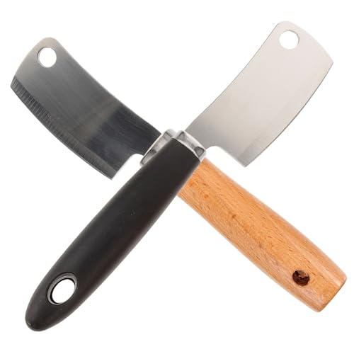 Cabilock Stainless Steel Cheese Slicers 2-piece Handheld Cheese Cutters Perfect for Fruit and Vegetable Cutting