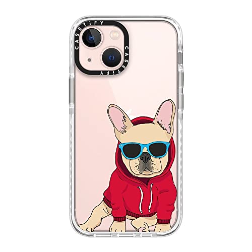 CASETiFY CpNgP[X iPhone 13 Mini - Hipster Frenchie Fawn - NA tXg