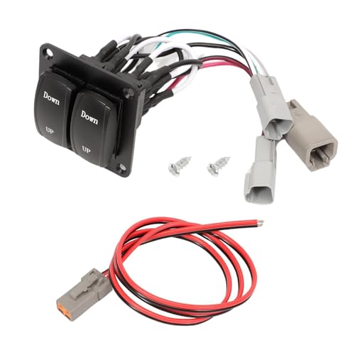 Marine Trim Tab Double Rocker Switch Kit for Lenco 10222-211D 102222-211 10222211 LEN 10222211D