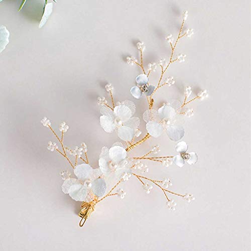 Headbands Wedding Hair Accessories Handmade Hairbands Crystal Rhinestone Head Wear Hair Ornament For Bride Girls (Color : D)