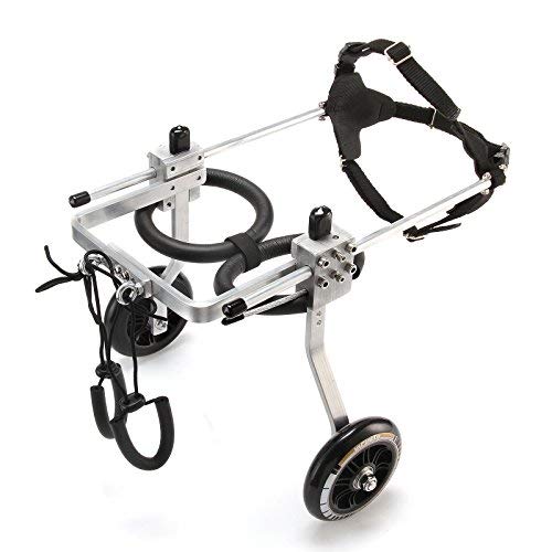 Anmas Home Adjustable Dog Wheelchair for Medium Dogs Hip Height 12"-14", Wheelchair