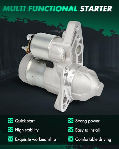 Image of SCITOO Starter Motor fit for Nissan for Versa 1.6L 2012-2019,for Nissan for Versa Note 1.6L 2014-2019 Replacement Starter 19288,19092