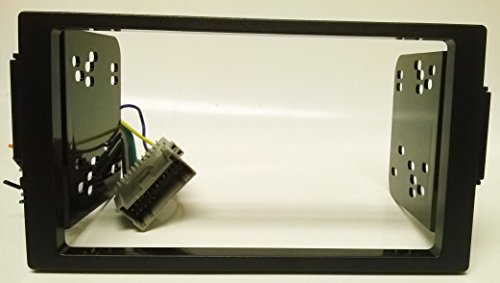 Dash kit and Wire Harness for Installing a New Double Din Radio into a Saturn Vue and Ion 2004 with AAS System