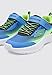 Skechers Kids Microspec Advance Sneaker, Blue/Lime, 3 Little Kid