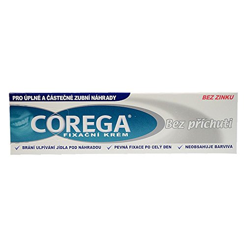 Corega crème adhésive pour prothèse sans saveur sans zinc 40 g
