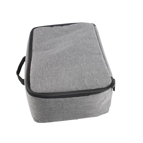 Bolsa 13.6x7.9x4 pulgadas, Estuche de Nylon resistente con bolsillo interno fijo para memoria múltiple, cámaras y asa estable fácil de usar miniatura 4