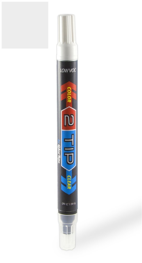 ColorRite 2Tip for Hyundai Veloster Automotive Touch-up Paint - Century White PGU - Color-and-Clearcoat Package
