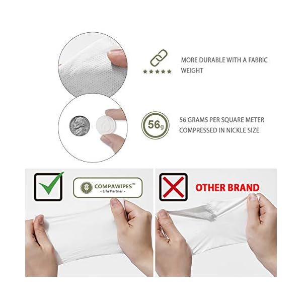 Toilettenpapier Tabletten komprimierte Handtücher – Wiederverwendbare Toilettentücher Camping Toilettenpapier… – Bild 9