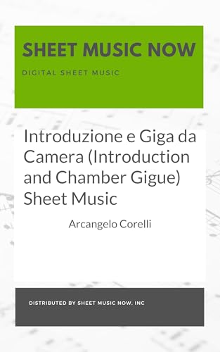 Introduzione e Giga da Camera (Introduction and Chamber Gigue) Sheet Music