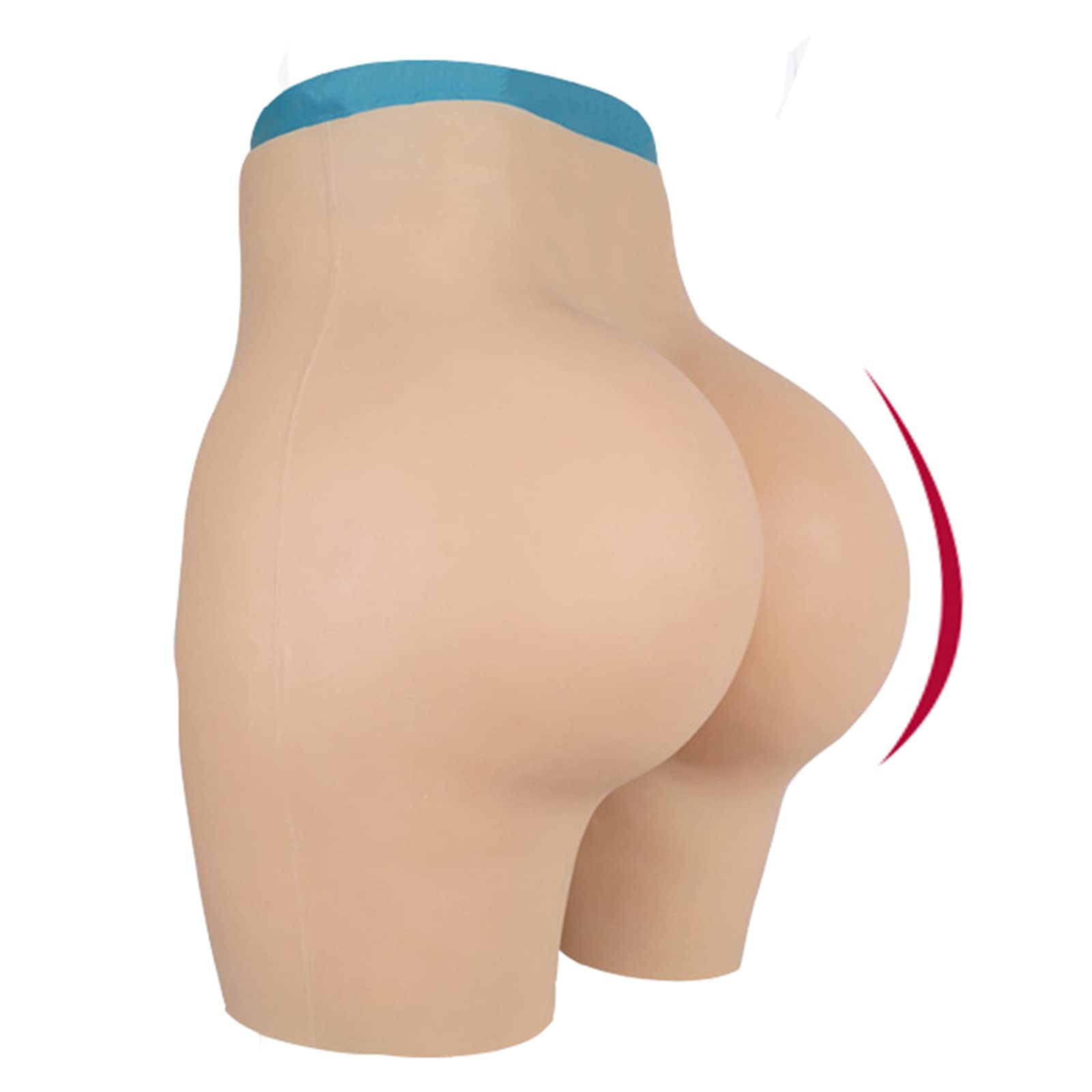 Silicone Panty Open Crotch Buttock HIPS Body Shaper Enhancer Padded Push Up Panty for Cosplay Drag Queen