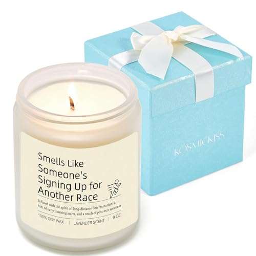 Lavender Scented Running Candle