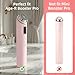 2Pcs Head Case for Age-R Booster Pro, Silicone Protective Head Cap Suitable for Age-R Booster Pro Beauty Device Accessory (Pink)