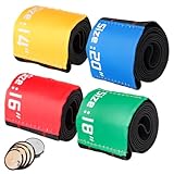 DIFLAX 4 Pezzi cuscinetti silenziatori per batteria, kit per la pratica del silenziatore, set di cuscinetti per sordina per batteria e piatti, in schiuma di gomma, per smorzare il suono della batteria