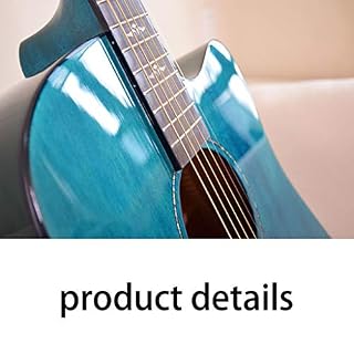 Single Board Acoustic Guitar Electric Box Beginner Guitar 41 Inch Unisex Electric Bass Guitars (Color : Blue Size… - Les Beatles, Paul McCartney, John Lennon, RIngo Starr, George Harrison Single Board Acoustic Guitar Electric Box Beginner Guitar 41 Inch Unisex Electric Bass Guitars (Color : Blue Size… – Image 4