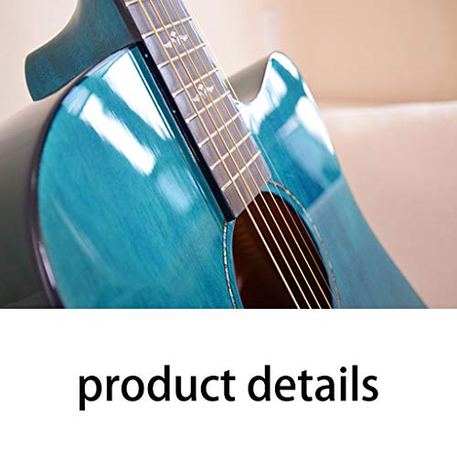 Single Board Acoustic Guitar Electric Box Beginner Guitar 41 Inch Unisex Electric Bass Guitars (Color : Blue Size… - Les Beatles, Paul McCartney, John Lennon, RIngo Starr, George Harrison Single Board Acoustic Guitar Electric Box Beginner Guitar 41 Inch Unisex Electric Bass Guitars (Color : Blue Size… – Image 5