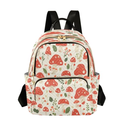 Sac à dos champignon rouge pour éviter l'encombrement en voyage ado avec ce mini sac