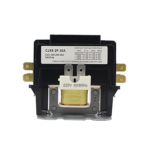 Contacteur CJX9 240V Double P pour climatisation résidentielle et maintenance d'ascenseur