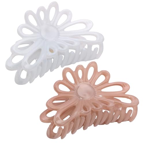 Pinzas para el pelo de celuloide Parcelona de 3 pulgadas con acabado rosa rubor