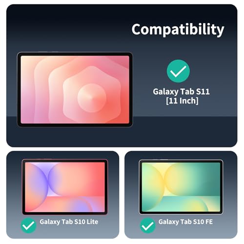 Fynorao 2-Pack Screen Protector for Samsung Tab S10 FE+/S10 FE Plus 2025 [13.1 Inch], Tempered Glass Film, Impact-Protection, HD, Anti-Shatter, Anti-Scratch, 9H Hardness, Case Friendly by Fynorao - Used condition - Image 2