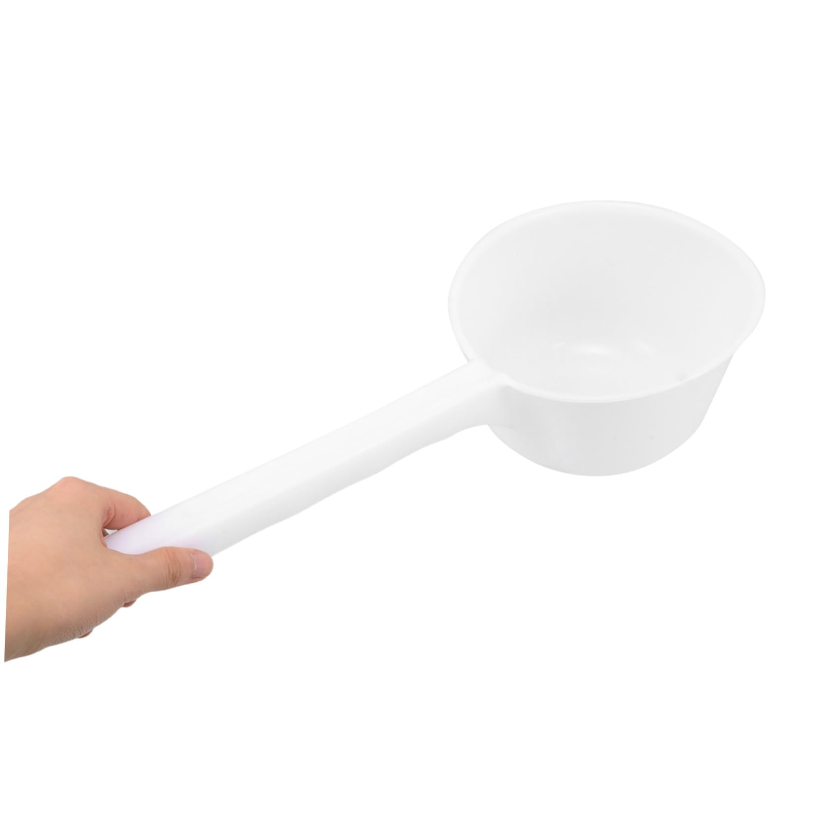 SOLUSTRE Cucharón de Agua con Vertedor Cucharón de Baño para Cocina y Jardín Mango Grande para Agua Pala de Baño