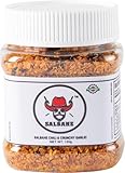 Salbahe Authentic Filipino Chili & Crunchy Garlic Oil – Premium Spicy Condiment with Fried Garlic and Chili Flakes – All-Natural, No Preservatives – 120g – Perfect for Rice, Noodles & More