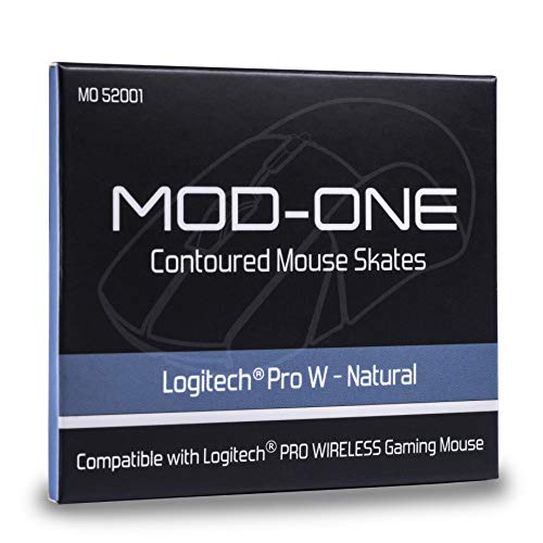 MOD-ONE Contoured Mouse Skates for Logitech Pro Wireless, Natural MOD-ONE Contoured Mouse Skates for Logitech Pro Wireless, Natural