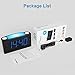 Digital Alarm Clock for Bedroom - 7 Color Night Light, USB and Type-C Charger,7.5