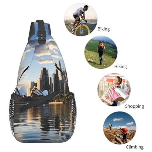 Bolso bandolera cruzado multipropósito para hombre y mujer miniatura 5