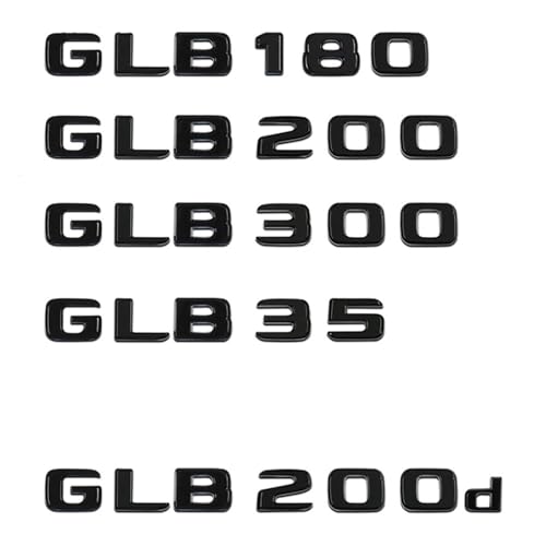 �Ԃ̃g�����N�̌��t���S�o�b�W�G���u�����f�J�[���X�e�b�J�[ GLB GLB35 GLB180 GLB200 GLB220 GLB250 GLB260 GLB300 X247 �ƌ݊�������(Gloss black,GLB200d)